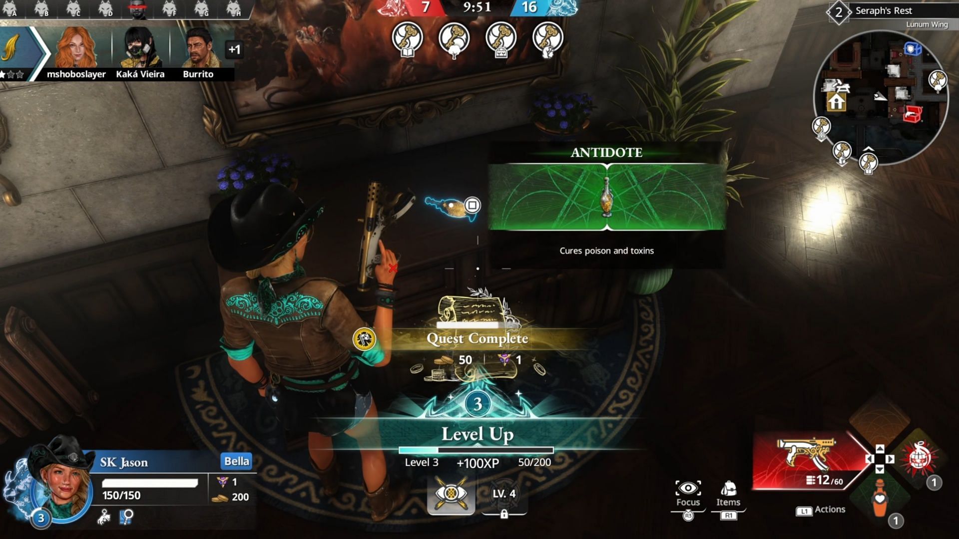 Complete quests, find clues (or snuff out clues), and make sure the other team doesn't survive! (Image via Square Enix)